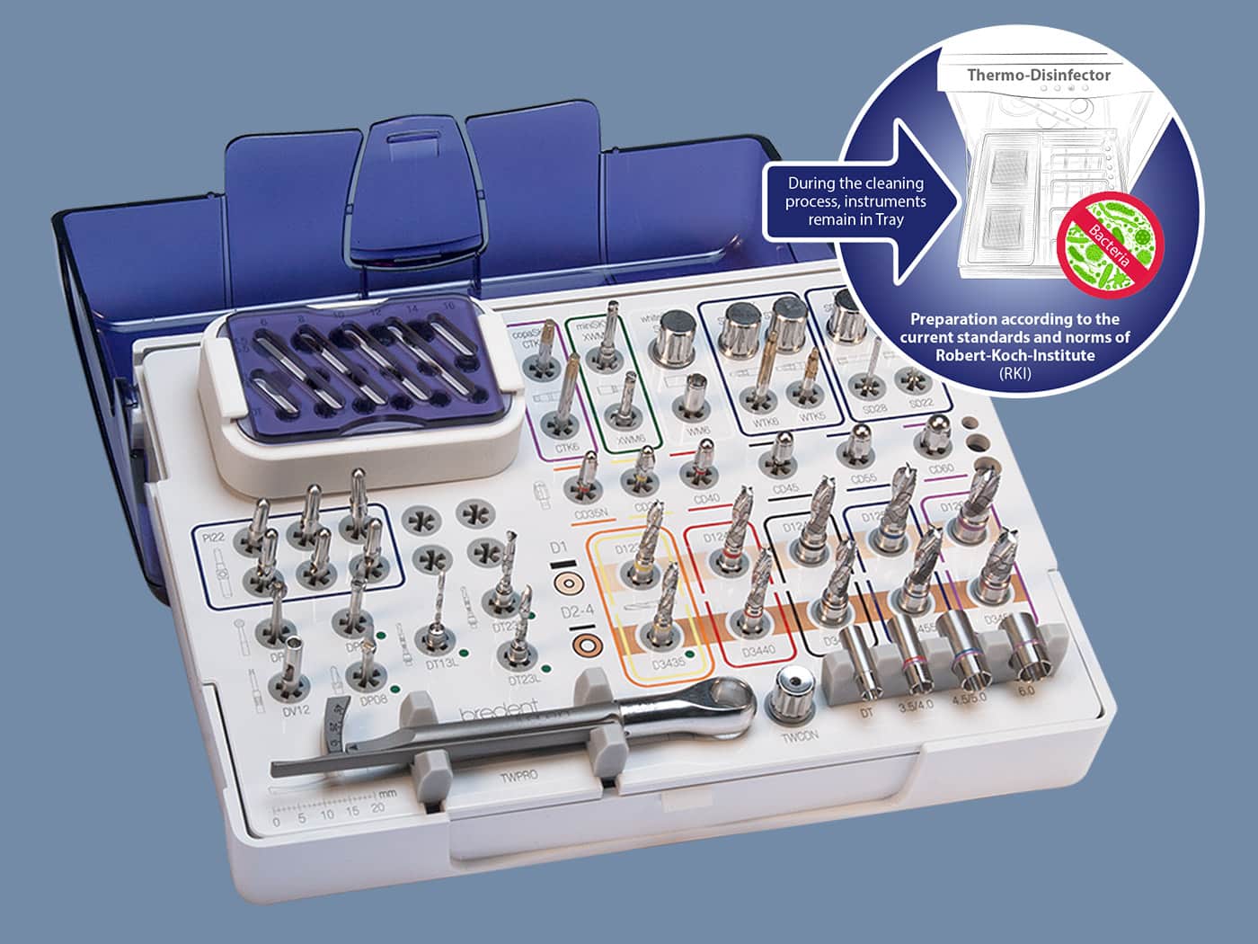 SKY OP Tray Machine Washable by bredent-medical